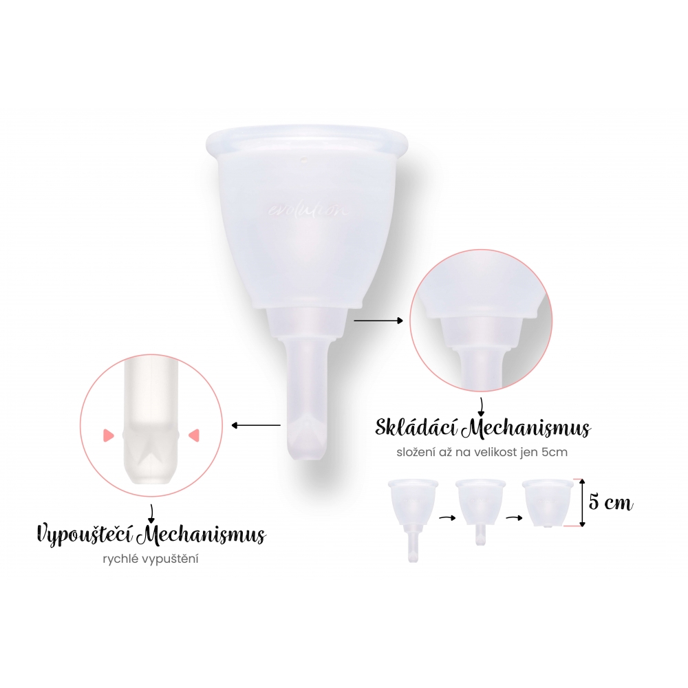 Vypouštěcí menstruační kalíšek LUNACUP Evolution