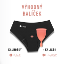 BALÍČEK: Menstruační Kalíšek LUNACUP + kalhotky LUNA+