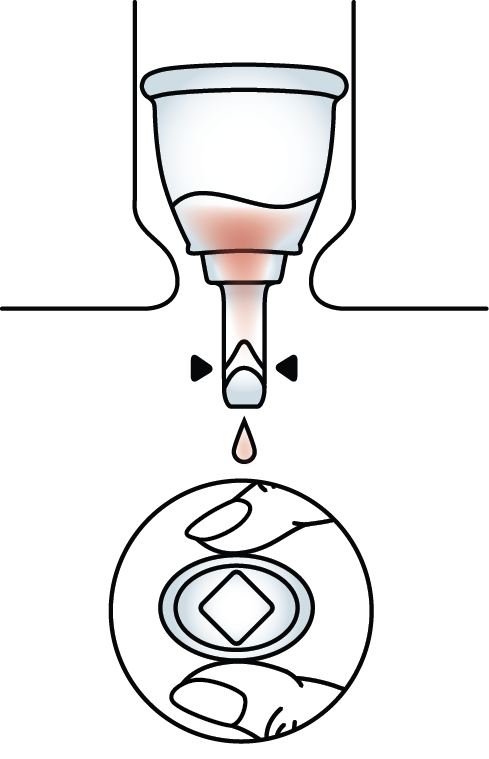 LUNACUP_menstruačni_kalíšek_evolution_navod vypousteni