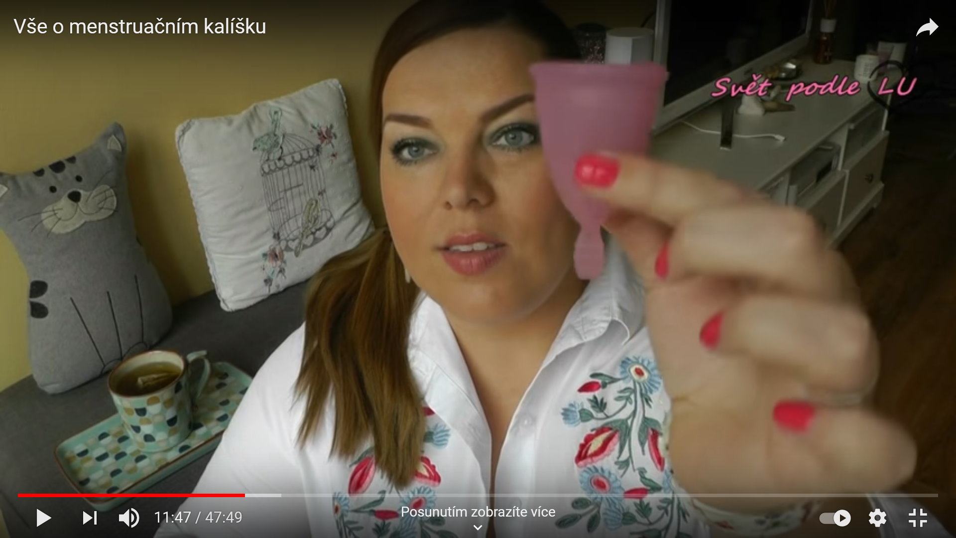 Video recenze menstruačního kalíšku LUNACUP - Svět podle Lu